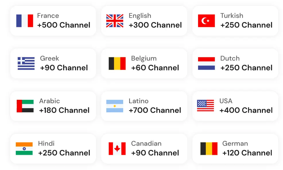 IPTVTune Channels